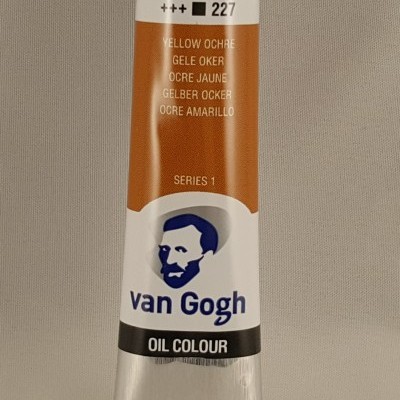 Tubo de tinta a óleo Van Gogh amarelo ocre