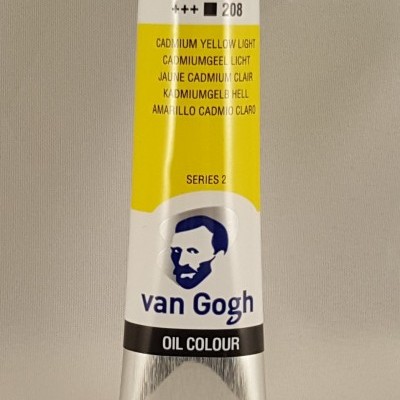 Tubo de tinta a óleo Van Gogh amarelo claro