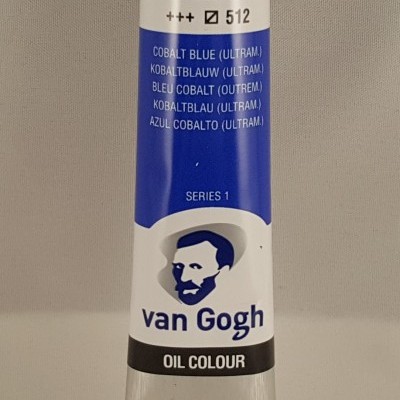 Tubo de tinta a óleo Van Gogh azul