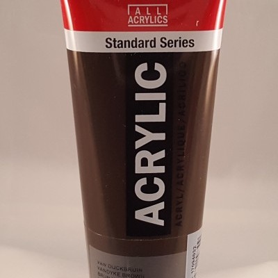 Tubo de tinta acrílica Amsterdam Van Dyck Brown série Standard
