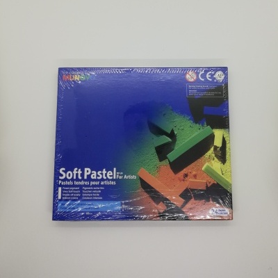 Estojo de pastéis suaves para artistas com embalagem colorida