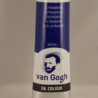 Tubo de tinta a óleo Van Gogh azul ultramar