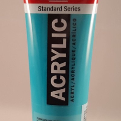 Tubo de tinta acrílica AMSTERDAM Standard Series azul turquesa