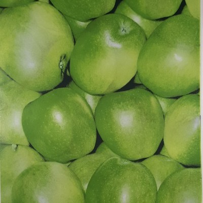 Maçãs verdes com textura lisa