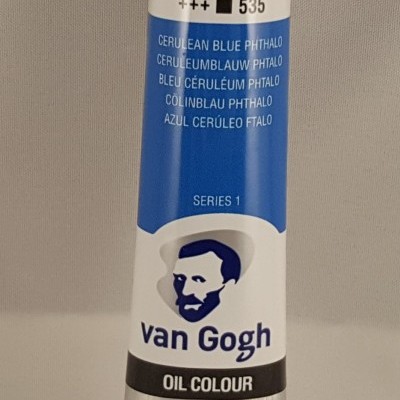 Tubo de tinta óleo azul Van Gogh Cerulean Blue Phthalo