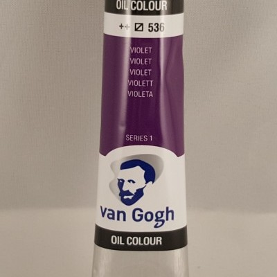 Tubo de tinta a óleo Van Gogh violeta
