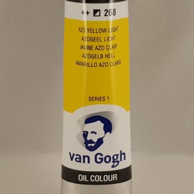 Tubo de tinta a óleo Van Gogh amarelo claro