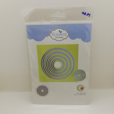 Conjunto de círculos metálicos cortantes em embalagem Elizabeth craft designs