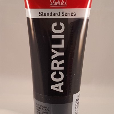Frasco de tinta acrílica Amsterdam Standard Series Preto Óxido