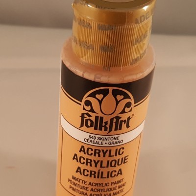 Frasco de tinta acrílica FolkArt Skintone Cereale de 59 ml
