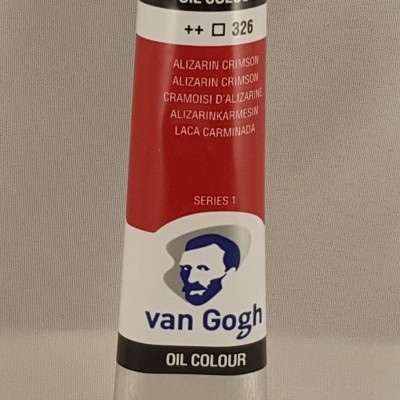 Tubo de tinta a óleo Van Gogh Alizarin Crimson