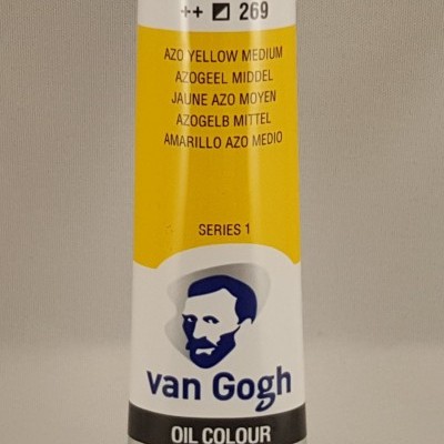tubo de tinta a óleo amarelo da Van Gogh