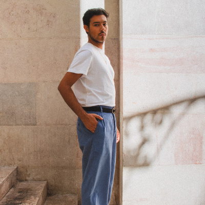 Garrel Classic Corduroy Trousers – Blue Garrel Classic Corduroy Trousers – Blue