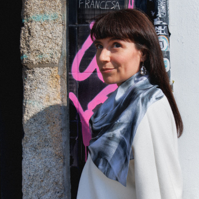 Neptune Silk Scarf