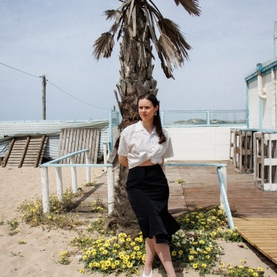 Joane Cropped shirt