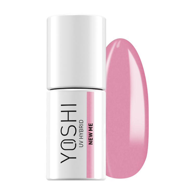 Verniz Yoshi New Me - 815 Frasco de verniz gel YOSHI UV HYBRID NEW ME cor rosa