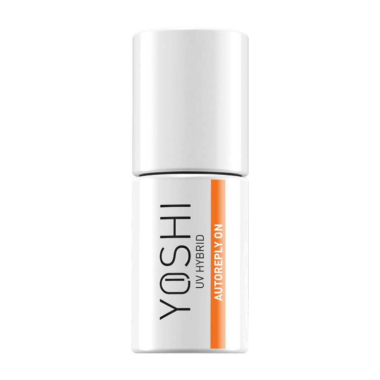 Verniz Yoshi Autoreply On - 284 Frasco branco de verniz UV híbrido YQSH com tampa branca