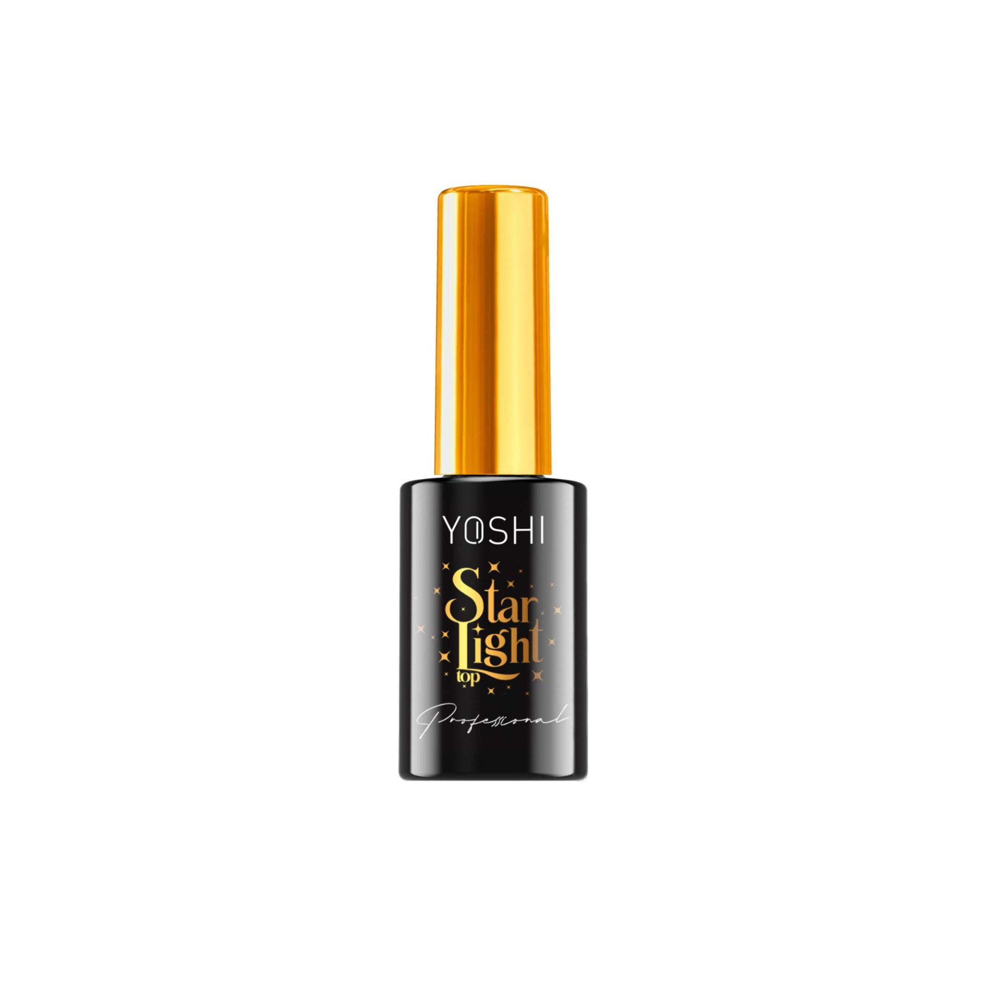 Yoshi - Top Star Light Frasco de verniz de unhas YOSHI Star Light com tampa dourada