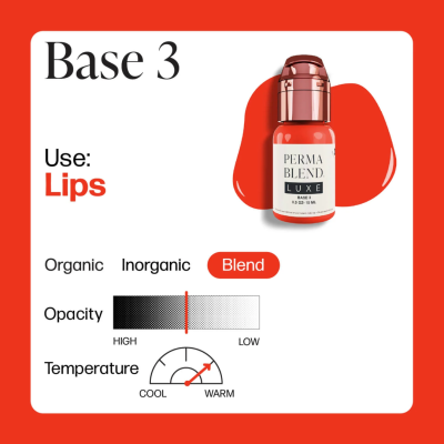 Frasco pequeno de produto labial Perma Blend Luxe Base 3