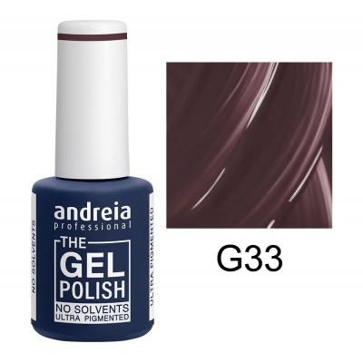 Verniz gel andreia professional G33 castanho escuro