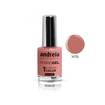 Verniz de unhas rosa nude Andreia Hybrid Gel H76