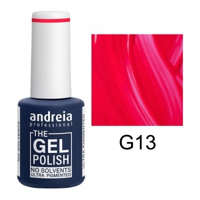 Verniz gel Andreia Professional G13 vermelho vibrante