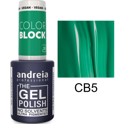 Frasco de esmalte em gel verde Andreia Professional CB5