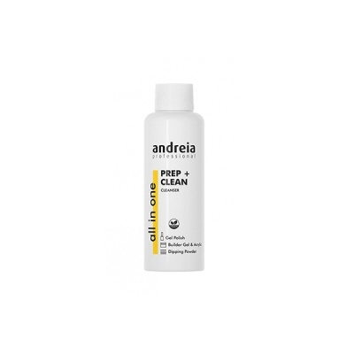 frasco branco plástico Andreia professional Prep + Clean Cleaser