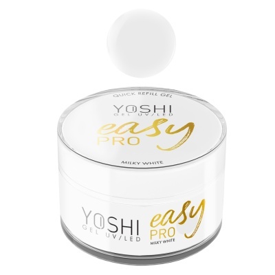 Frasco branco de gel UV LED YOSHI Easy Pro Milky White