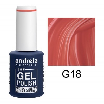 Verniz gel vermelho rosado Andreia Professional The Gel Polish código G18