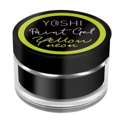 Frasco pequeno de gel para pintura YOSHI Paint Gel Yellow neon