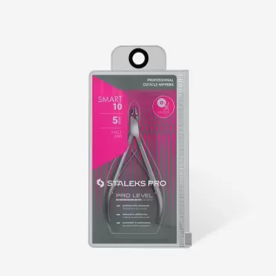 Aparador de cutículas profissional Staleks Pro SMART 10 5E em embalagem plástica