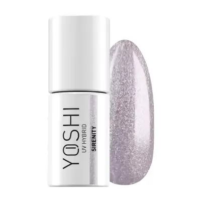 Verniz de unhas UV Hybrid Yosh cor lilás cintilante