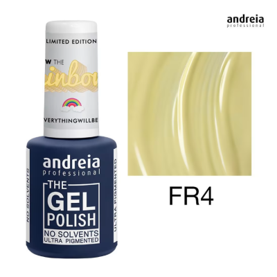Esmalte em gel amarelo claro Andreia Professional FR4