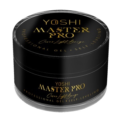 Frasco preto de gel profissional para unhas com rótulo dourado