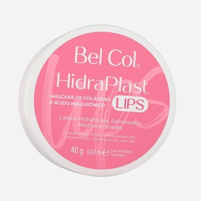 Máscara para lábios Bel Col HidraPlast LIPS com rótulo cor-de-rosa