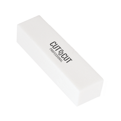 Bloco branco para polimento de unhas CUT CUT PROFESSIONAL