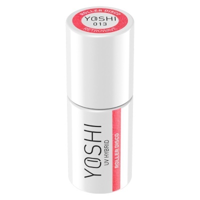 Verniz de unhas branco YOSHI UV HYBRID ROLLER DISCO