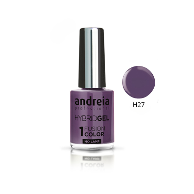 Esmalte de unhas roxo Andreia H27 com frasco e aplicador