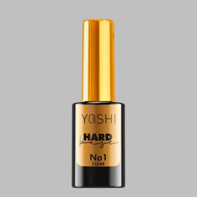 Frasco de verniz para unhas com tampa dourada e corpo preto e dourado com texto