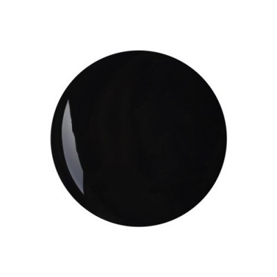 Círculo preto liso e brilhante