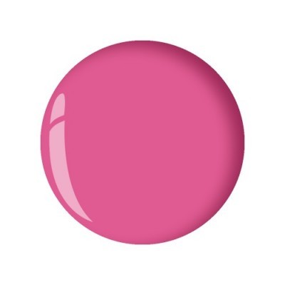 Círculo rosa sólido com brilho em fundo branco