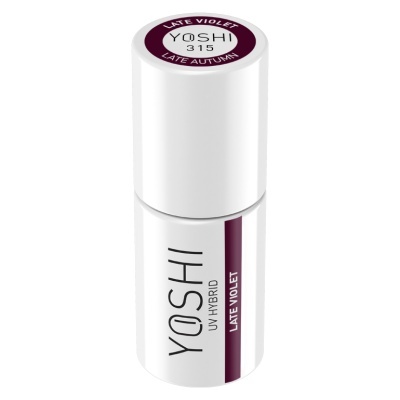 Esmalte de unhas branco Yoshi UV Hybrid LATE VIOLET 315
