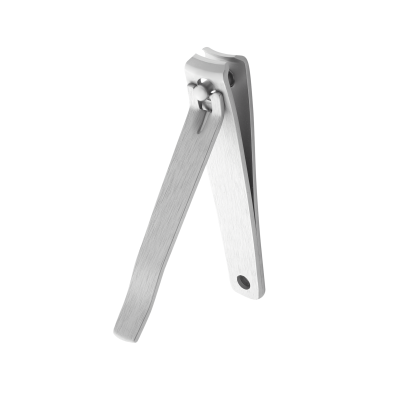 Alicate de cortar unhas metálico prateado