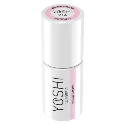 Frasco de verniz para unhas Yoshi UV Hybrid cor 214 Bridesmaid