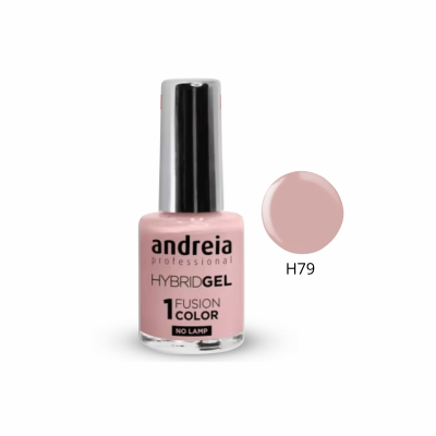 Frasco de esmalte de unhas Andreia Professional Hybrid Gel cor H79 rosa claro