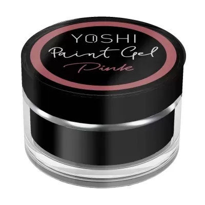 Frasco de gel para pintura YOSHI Paint Gel Pink com tampa preta