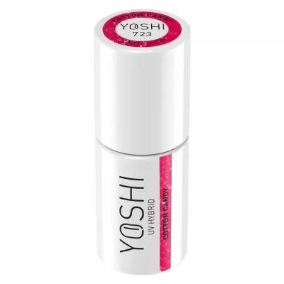 Verniz de unhas UV híbrido YOSHI cor Cotton Candy número 723