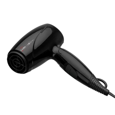Secador de cabelo preto GAMA Liss E05 com cabo preto