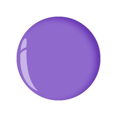 Esfera roxa brilhante lisa sobre fundo branco